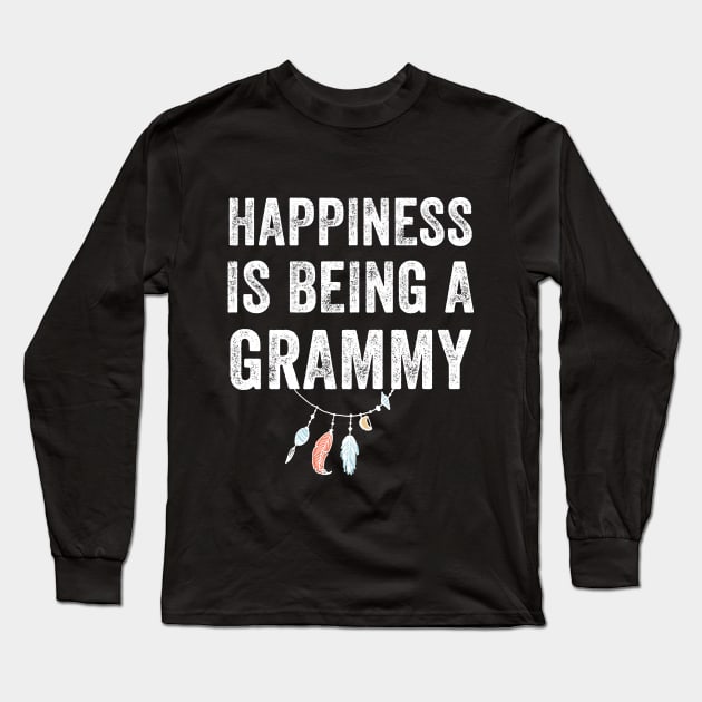 Happiness is being a grammy Long Sleeve T-Shirt by captainmood